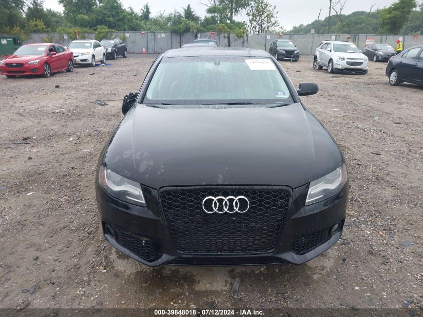2012 Audi A4 Premium VIN: WAUBFAFL2CN000388 Lot: 39848018