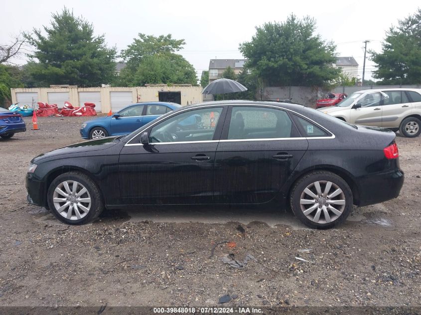 2012 Audi A4 Premium VIN: WAUBFAFL2CN000388 Lot: 39848018