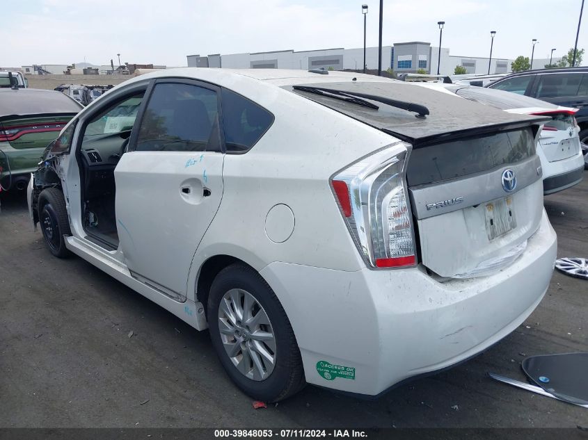 2014 Toyota Prius Plug-In VIN: JTDKN3DP7E3057272 Lot: 39848053