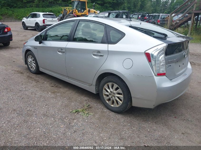 2012 Toyota Prius Plug-In VIN: JTDKN3DP0C3011232 Lot: 39848092