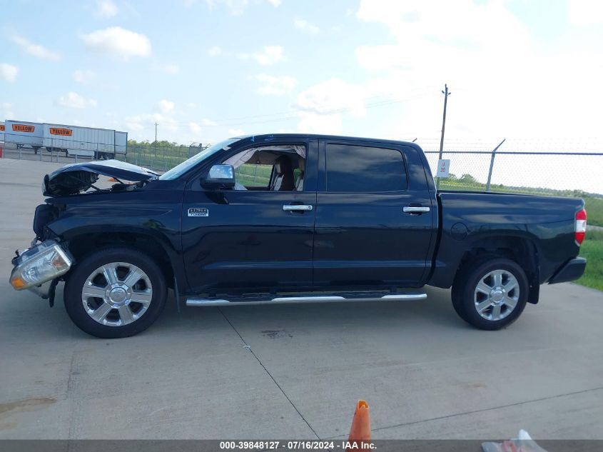 2014 Toyota Tundra Crewmax Platinum/Crewmax 1794 VIN: 5TFGY5F15EX162256 Lot: 39848127