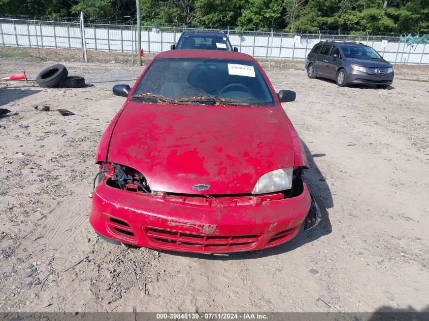 2002 Chevrolet Cavalier VIN: 1G1JC124X27253444 Lot: 39848139