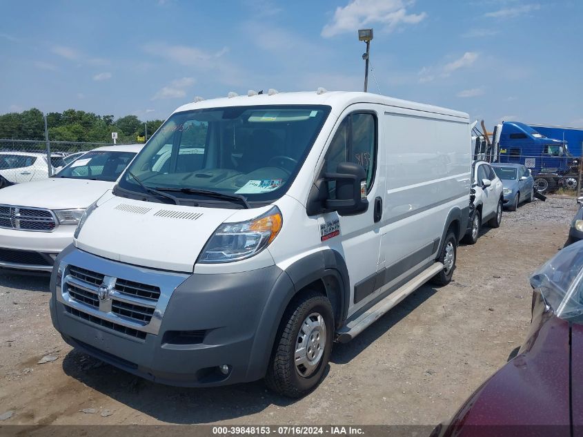 2016 Ram Promaster 1500 Low Roof VIN: 3C6TRVAG2GE120659 Lot: 39848153