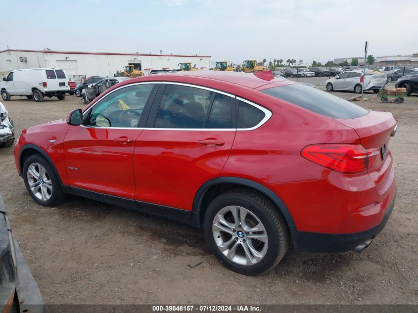 2015 BMW X4 xDrive28I VIN: 5UXXW3C5XF0F88991 Lot: 39848157