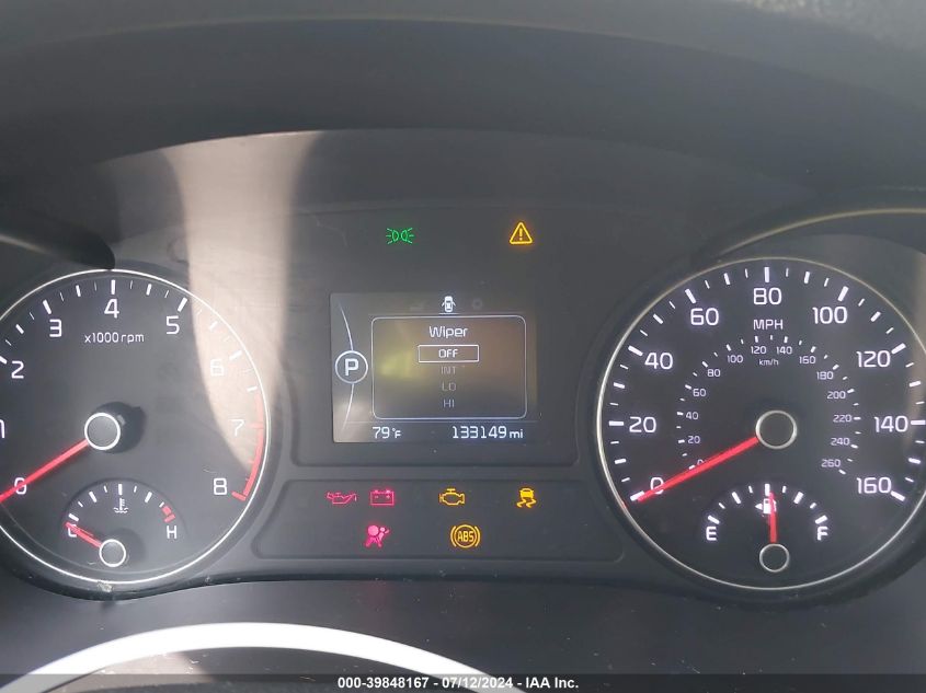 2016 Kia Optima Lx VIN: 5XXGT4L33GG035580 Lot: 39848167