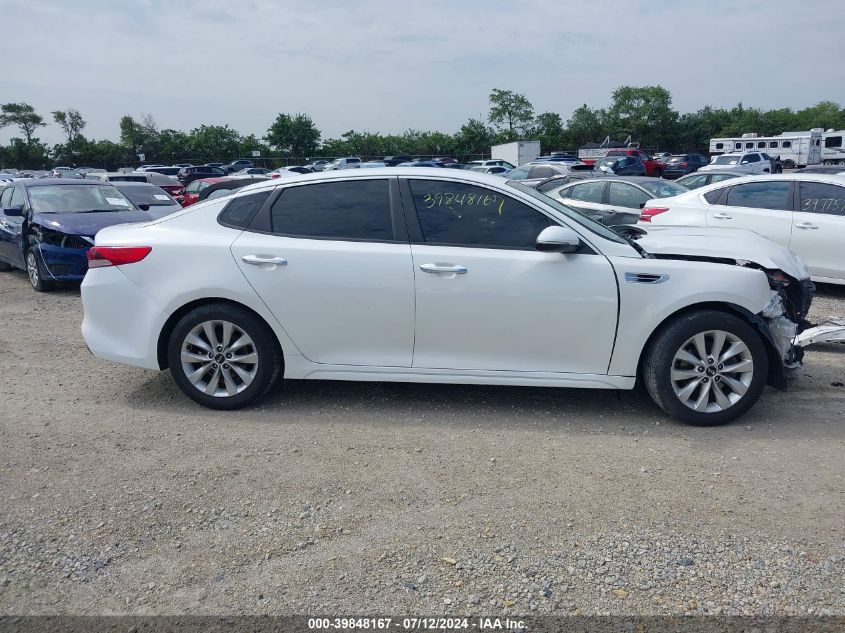 2016 Kia Optima Lx VIN: 5XXGT4L33GG035580 Lot: 39848167