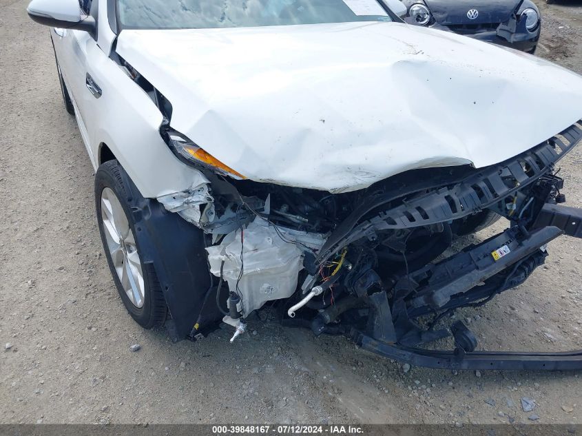 2016 Kia Optima Lx VIN: 5XXGT4L33GG035580 Lot: 39848167