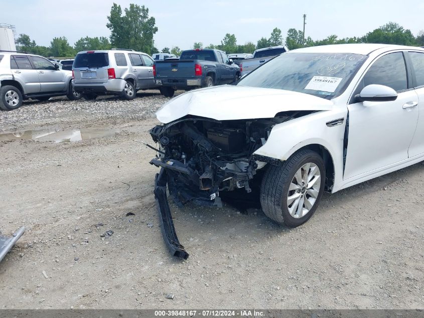 2016 Kia Optima Lx VIN: 5XXGT4L33GG035580 Lot: 39848167