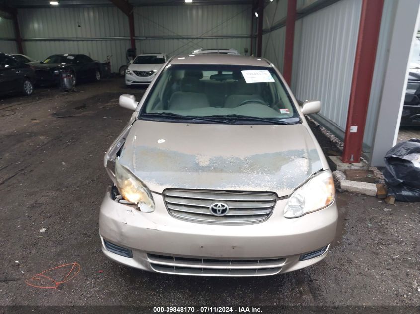 2004 Toyota Corolla Le VIN: 1NXBR32E24Z194226 Lot: 39848170