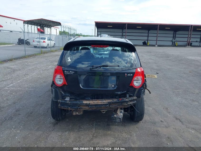 2009 Pontiac G3 VIN: KL2TD66EX9B646240 Lot: 39848178