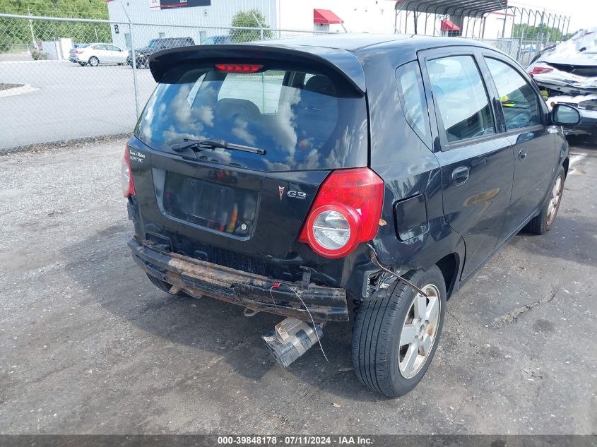 2009 Pontiac G3 VIN: KL2TD66EX9B646240 Lot: 39848178