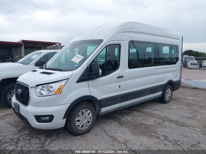 1FBAX2X87MKA64560 2021 Ford Transit-350 Passenger Van Xlt