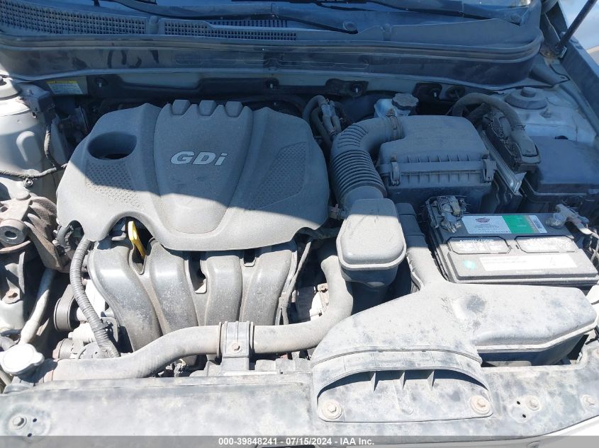 2012 Hyundai Sonata Gls VIN: 5NPEB4AC9CH372993 Lot: 39848241