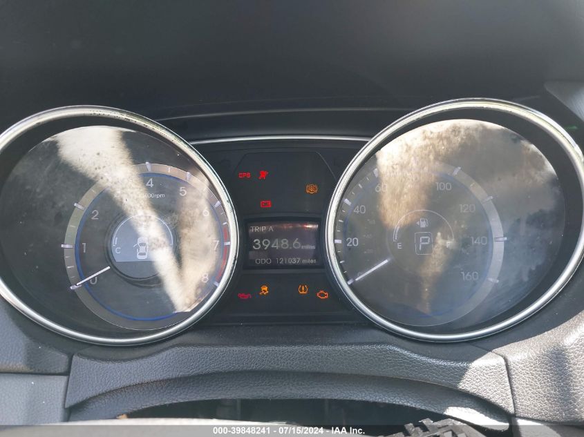 2012 Hyundai Sonata Gls VIN: 5NPEB4AC9CH372993 Lot: 39848241