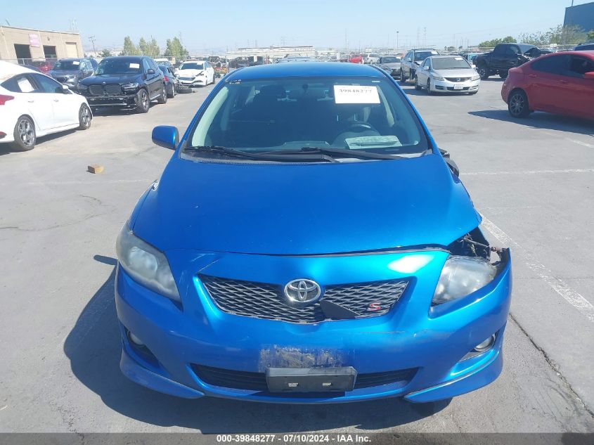 2010 Toyota Corolla S VIN: 2T1BU4EE3AC475352 Lot: 39848277