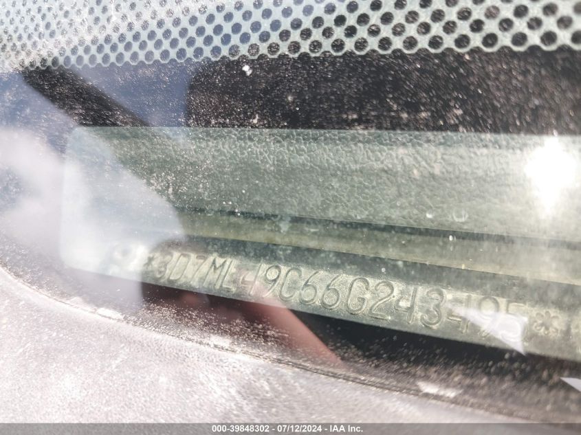 2006 Dodge Ram 3500 Slt VIN: 3D7ML49C66G243495 Lot: 39848302