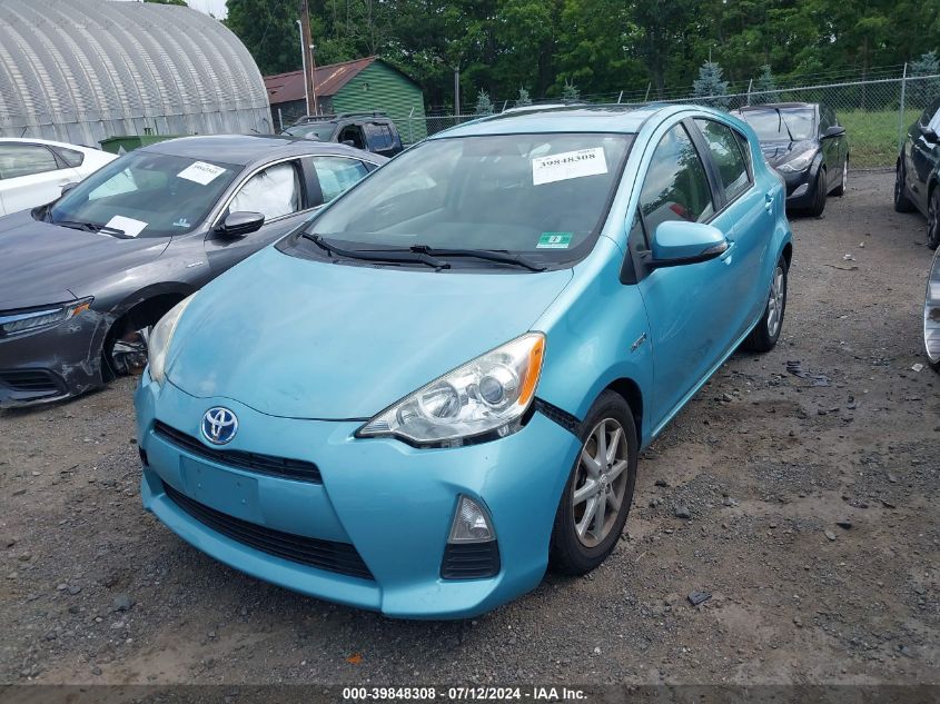 2012 Toyota Prius C Three VIN: JTDKDTB32C1011571 Lot: 39848308