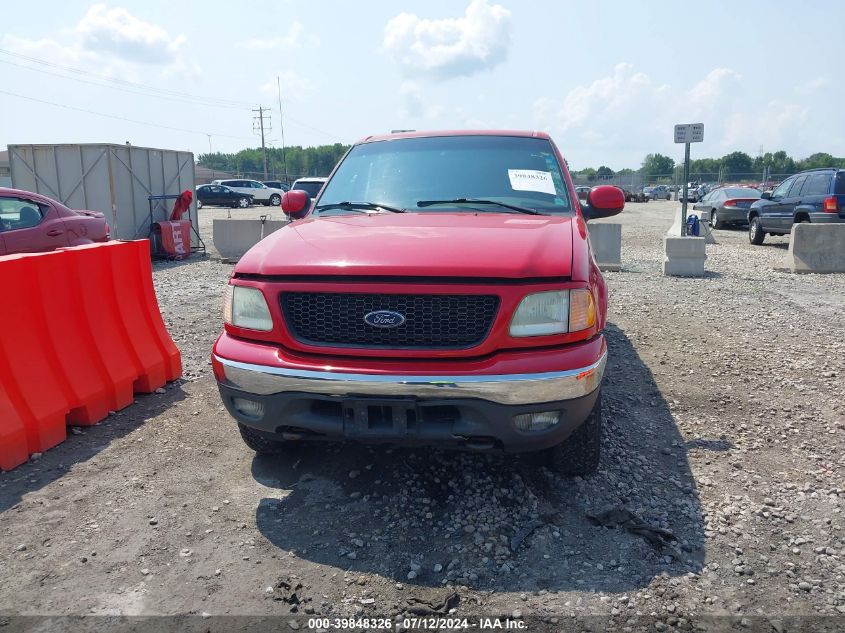 2002 Ford F150 Supercrew VIN: 1FTRW08L32KA66652 Lot: 39848326