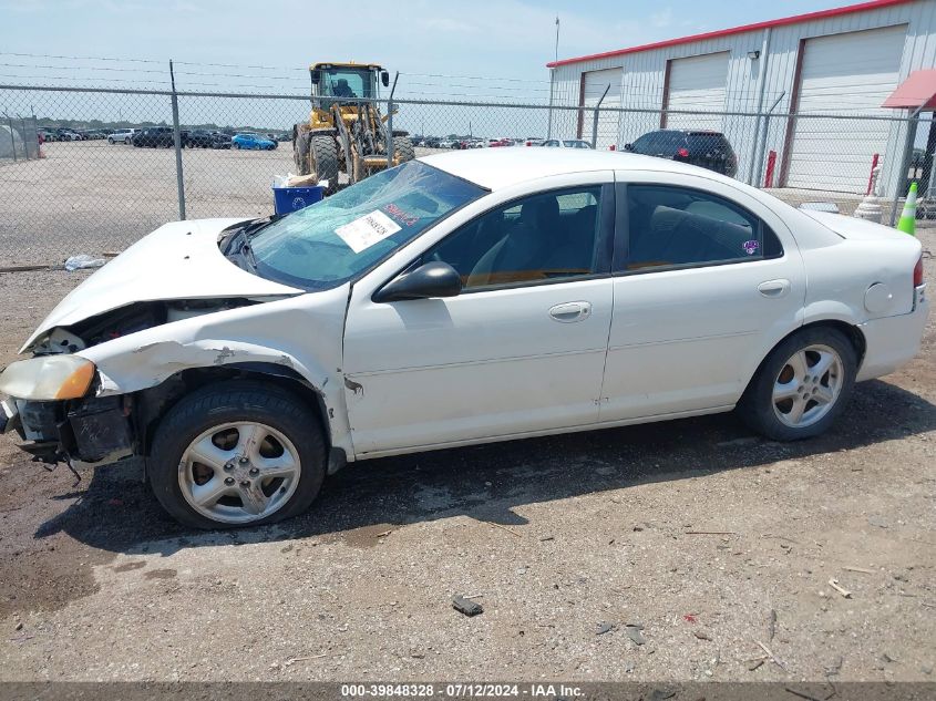 2005 Dodge Stratus Sdn Sxt VIN: 1B3EL46J85N689284 Lot: 39848328