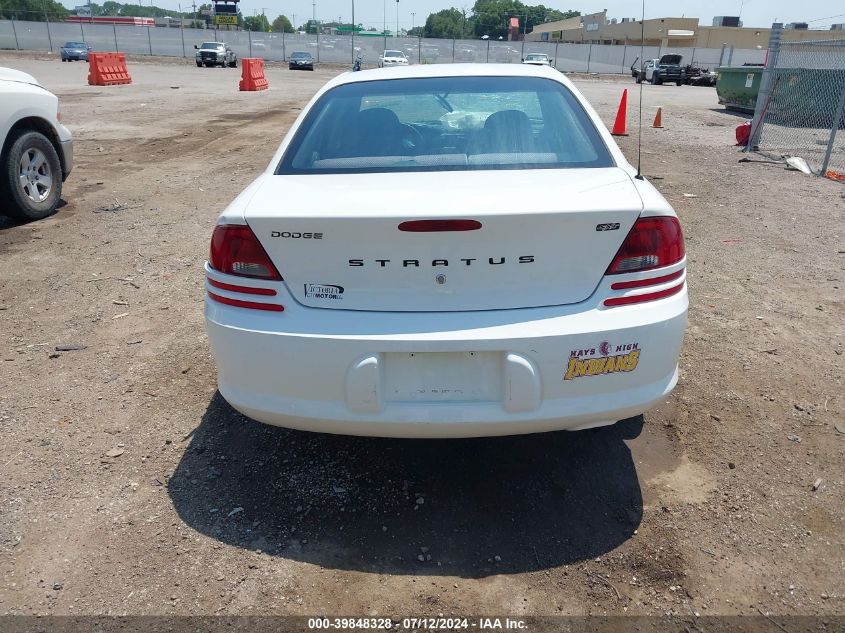 2005 Dodge Stratus Sdn Sxt VIN: 1B3EL46J85N689284 Lot: 39848328