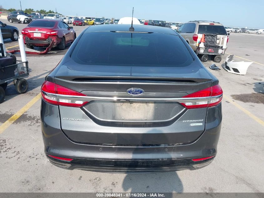 2017 Ford Fusion Titanium VIN: 3FA6P0K94HR163138 Lot: 39848341