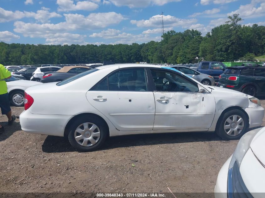 2003 Toyota Camry Le VIN: 4T1BE32K63U193807 Lot: 39848343