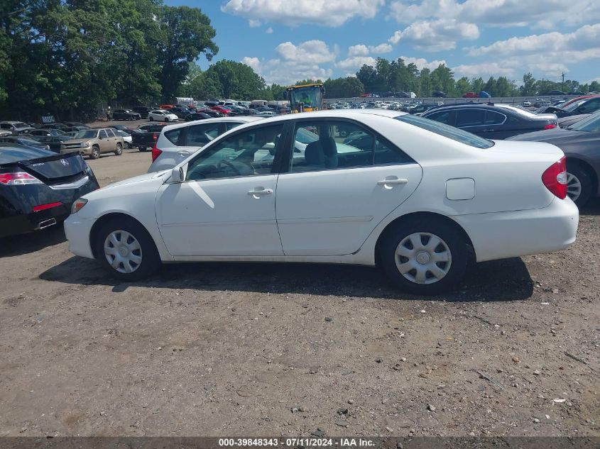 2003 Toyota Camry Le VIN: 4T1BE32K63U193807 Lot: 39848343