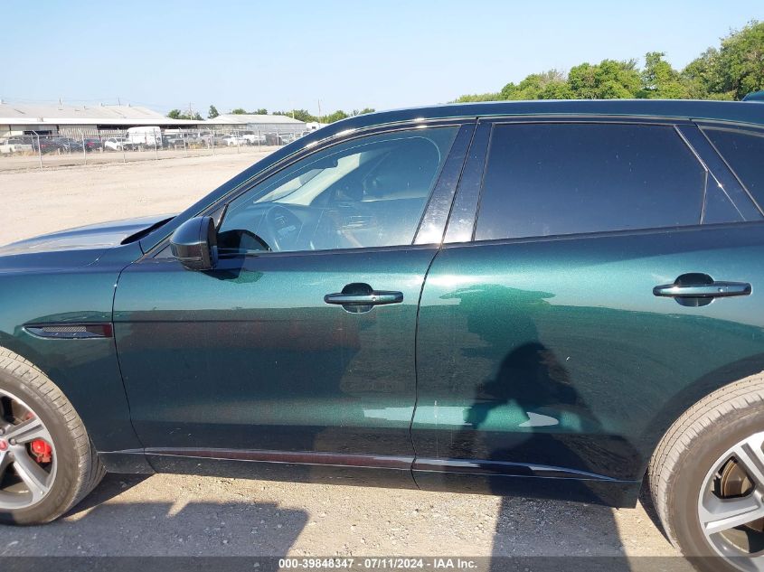 2017 Jaguar F-Pace S VIN: SADCM2BV4HA053669 Lot: 39848347