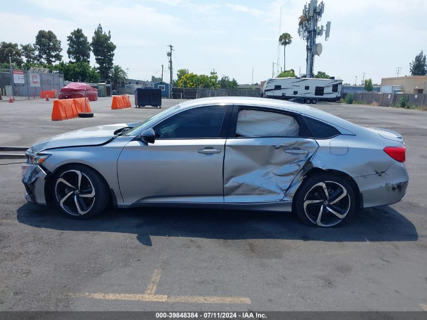 2021 Honda Accord Sport VIN: 1HGCV1F30MA091066 Lot: 39848384