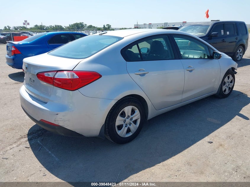 2015 KIA FORTE LX - KNAFX4A60F5392387