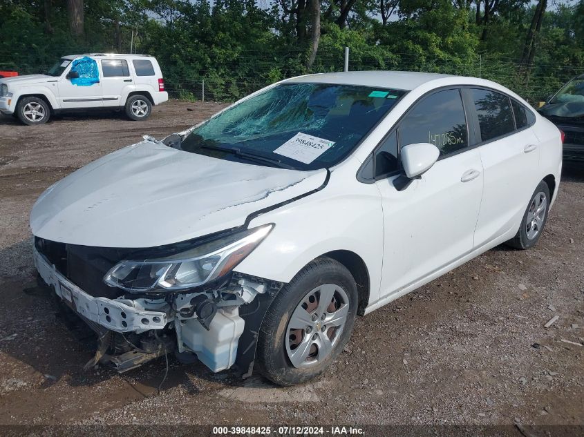 2016 Chevrolet Cruze Ls Auto VIN: 1G1BC5SM9G7253843 Lot: 39848425