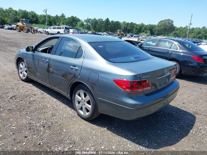 2005 Lexus Es 330 VIN: JTHBA30G555083647 Lot: 39848456