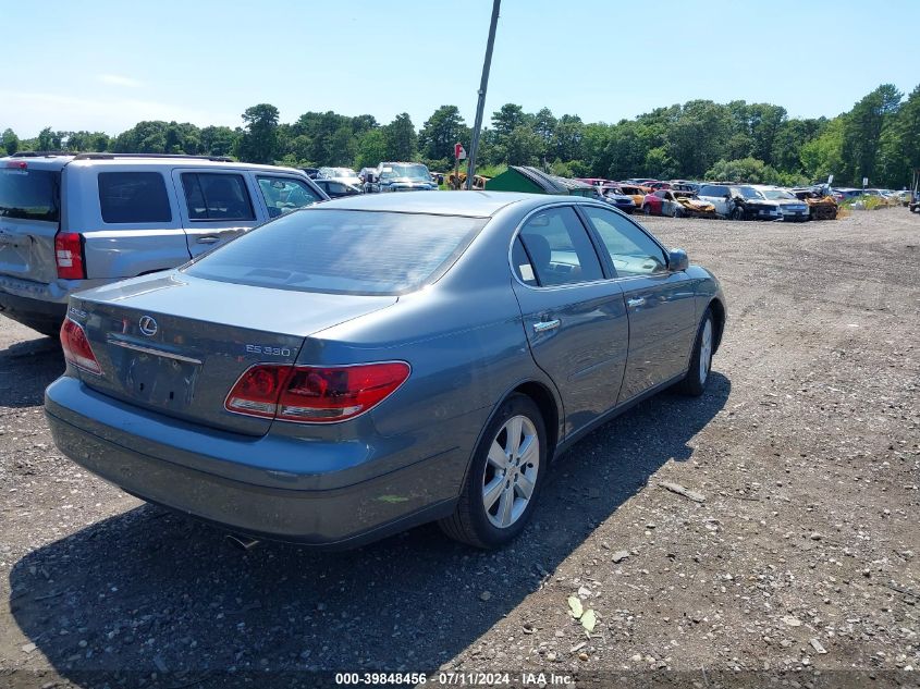 2005 Lexus Es 330 VIN: JTHBA30G555083647 Lot: 39848456