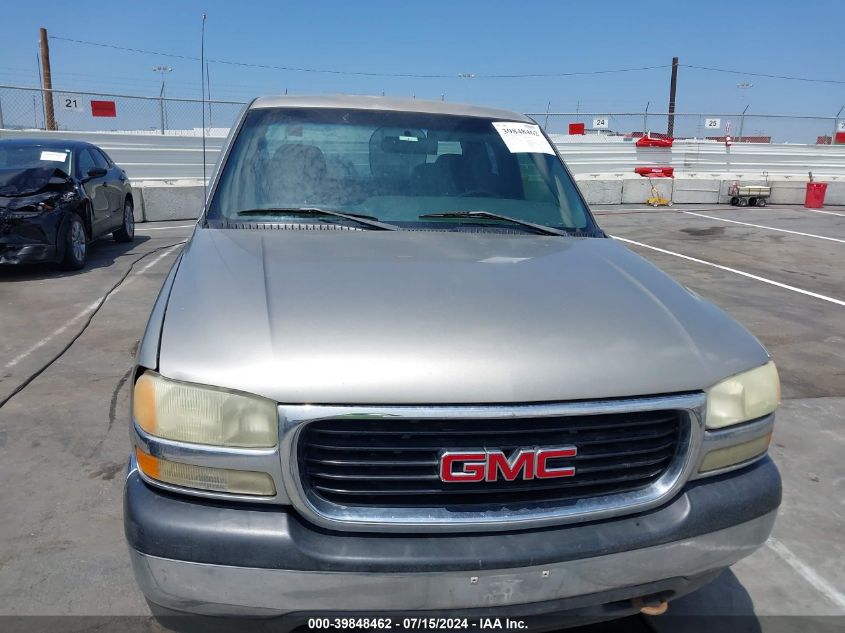 2002 GMC Sierra 1500 Sl VIN: 2GTEC19V221387448 Lot: 39848462