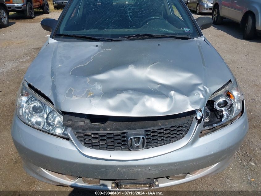 2004 Honda Civic Lx VIN: 1HGEM21574L053137 Lot: 39848481