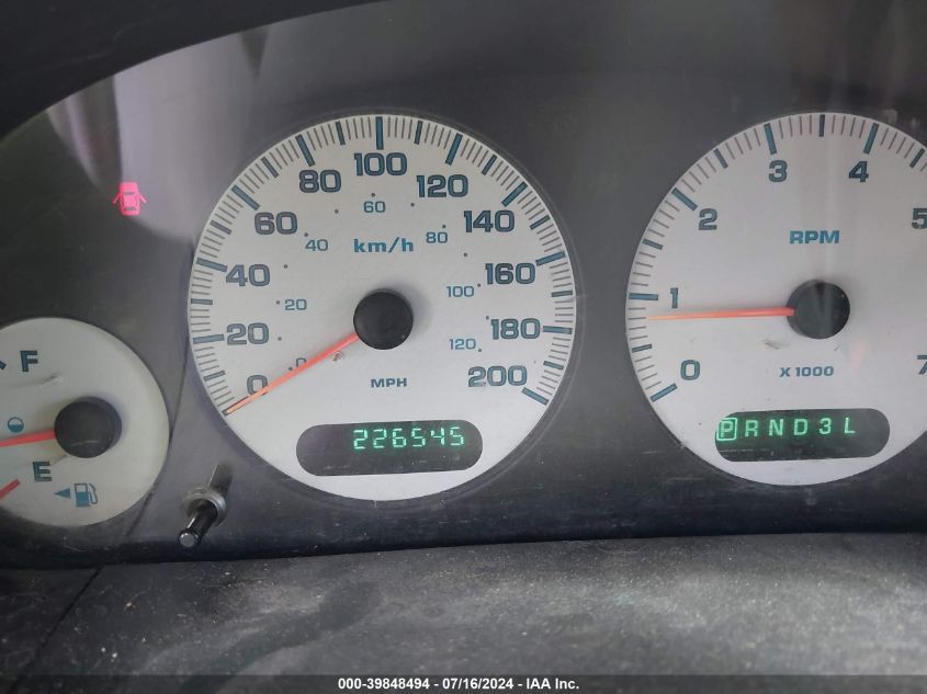 2002 Dodge Caravan Se VIN: 1B4GP25R62B722588 Lot: 39848494