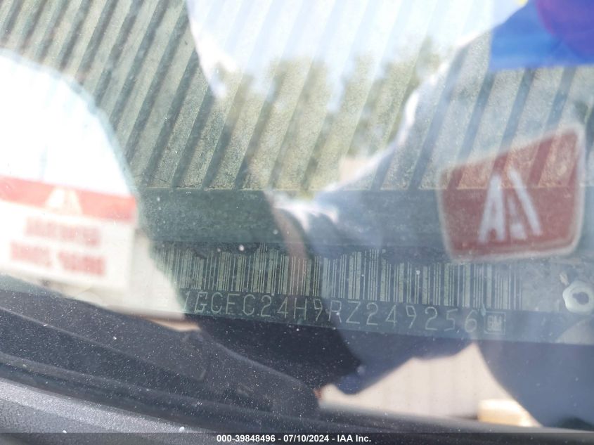 1994 Chevrolet Gmt-400 C2500 VIN: 1GCFC24H9RZ249256 Lot: 39848496