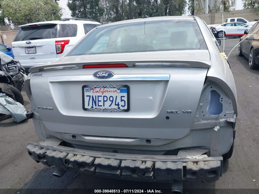 2008 Ford Fusion Sel VIN: 3FAHP08198R144725 Lot: 39848513