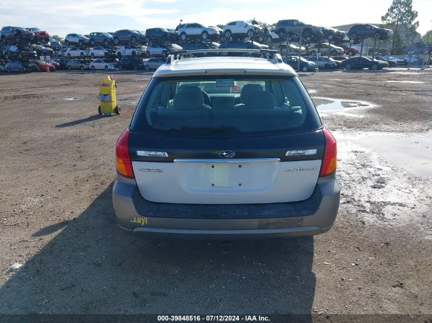 2005 Subaru Legacy Outback 2.5I VIN: 4S4BP61C357356016 Lot: 39848516