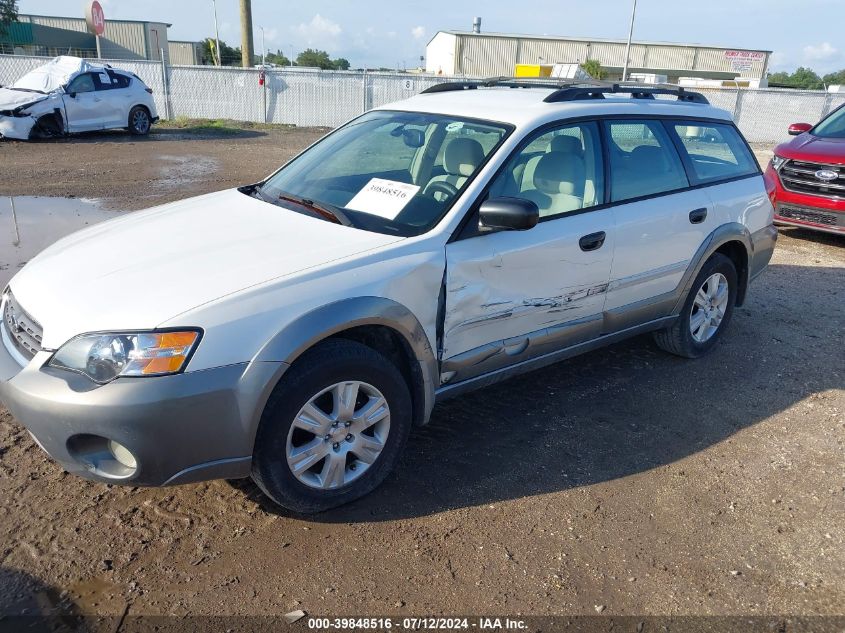 2005 Subaru Legacy Outback 2.5I VIN: 4S4BP61C357356016 Lot: 39848516