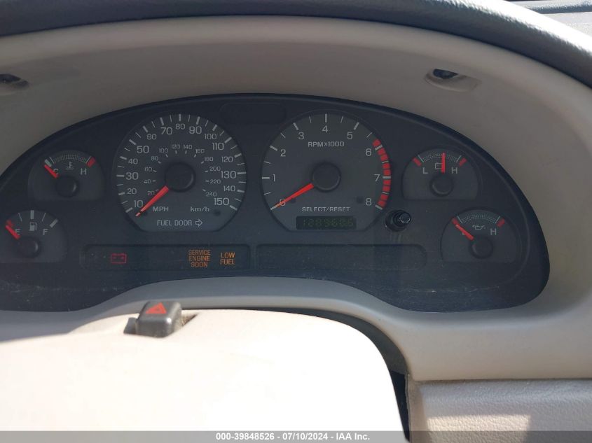 2001 Ford Mustang Gt VIN: 1FAFP45X31F146352 Lot: 39848526