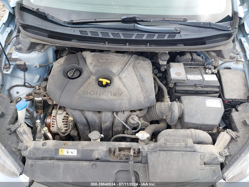 2013 Hyundai Elantra Gs VIN: KMHDH6AE3DU009390 Lot: 39848534