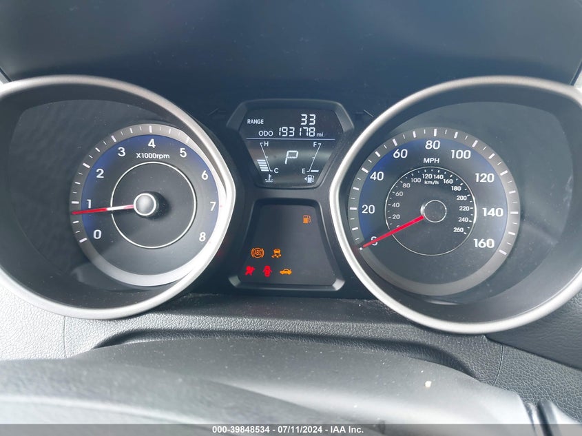 2013 Hyundai Elantra Gs VIN: KMHDH6AE3DU009390 Lot: 39848534