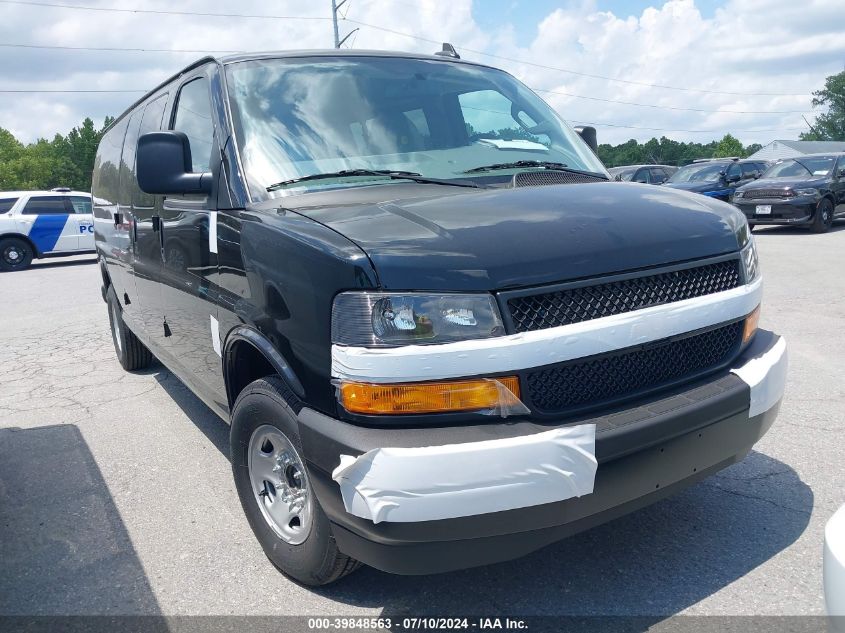 2024 Chevrolet Express Passenger Rwd 3500 Extended Wheelbase Ls VIN: 1GAZGNFP6R1218156 Lot: 39848563