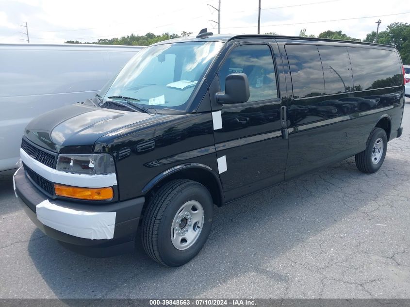 2024 Chevrolet Express Passenger Rwd 3500 Extended Wheelbase Ls VIN: 1GAZGNFP6R1218156 Lot: 39848563