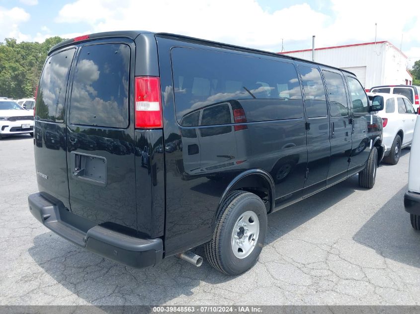 2024 Chevrolet Express Passenger Rwd 3500 Extended Wheelbase Ls VIN: 1GAZGNFP6R1218156 Lot: 39848563