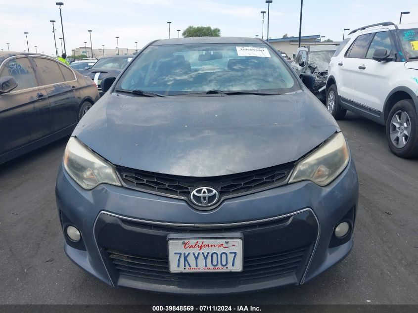 2015 Toyota Corolla S Plus VIN: 5YFBURHE6FP305518 Lot: 39848569