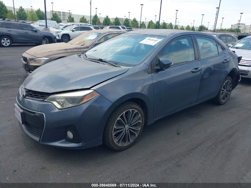 2015 Toyota Corolla S Plus VIN: 5YFBURHE6FP305518 Lot: 39848569