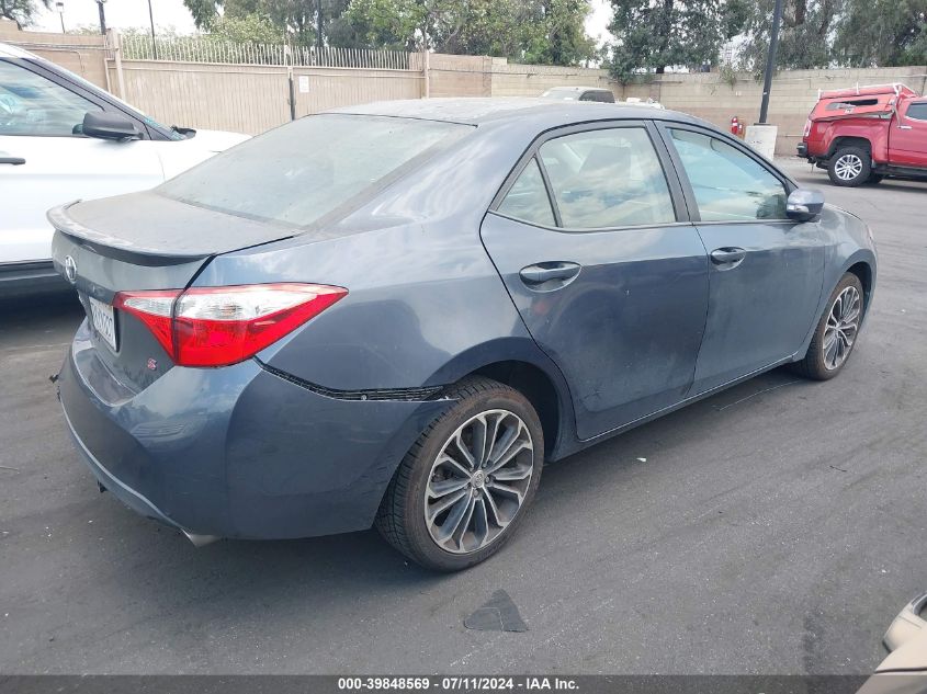 2015 Toyota Corolla S Plus VIN: 5YFBURHE6FP305518 Lot: 39848569