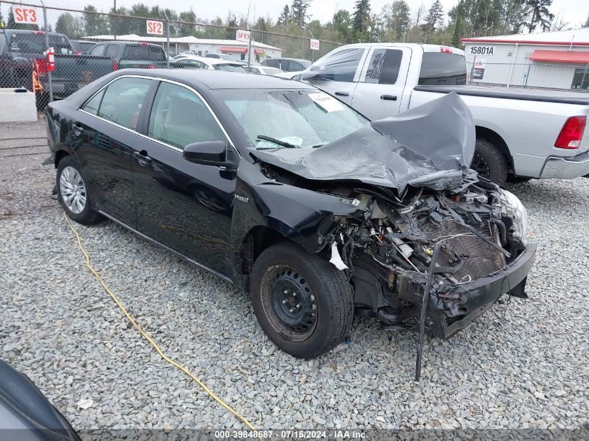 2013 Toyota Camry Hybrid Le VIN: 4T1BD1FK1DU078650 Lot: 39848587